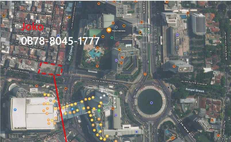 dijual rumah pejompongan