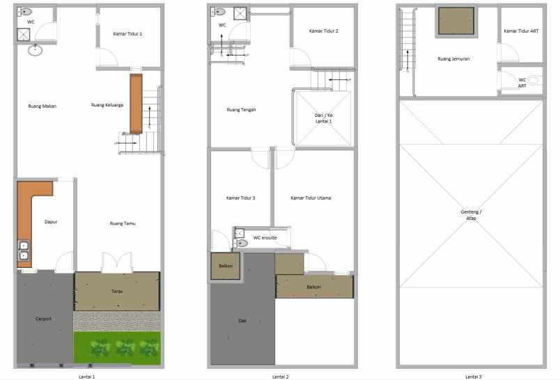 dijual rumah pondok kelapa duren sawit