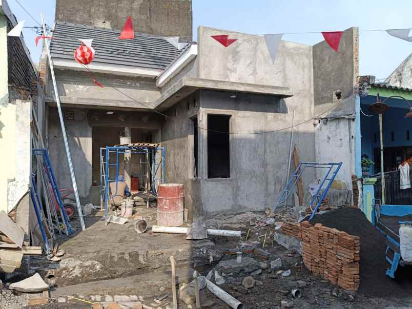 dijual rumah progres bangun di klipang pgri semarang