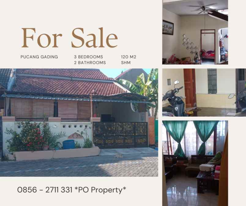 dijual rumah pucanggading