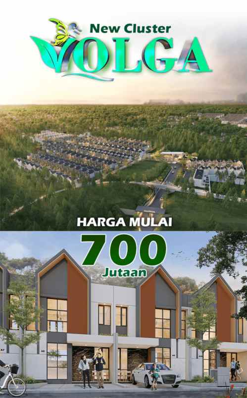 dijual rumah serpong garden 3