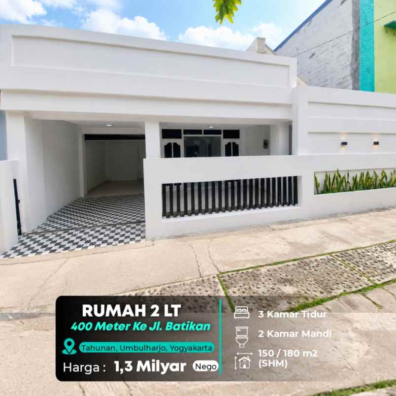 dijual rumah tahunan