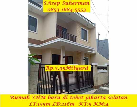 dijual rumah tebet barat jakarta