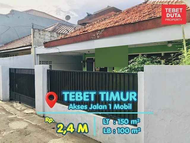 dijual rumah tebet timur