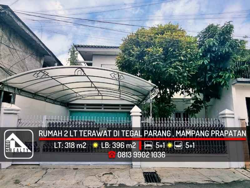 dijual rumah tegal parang mampang