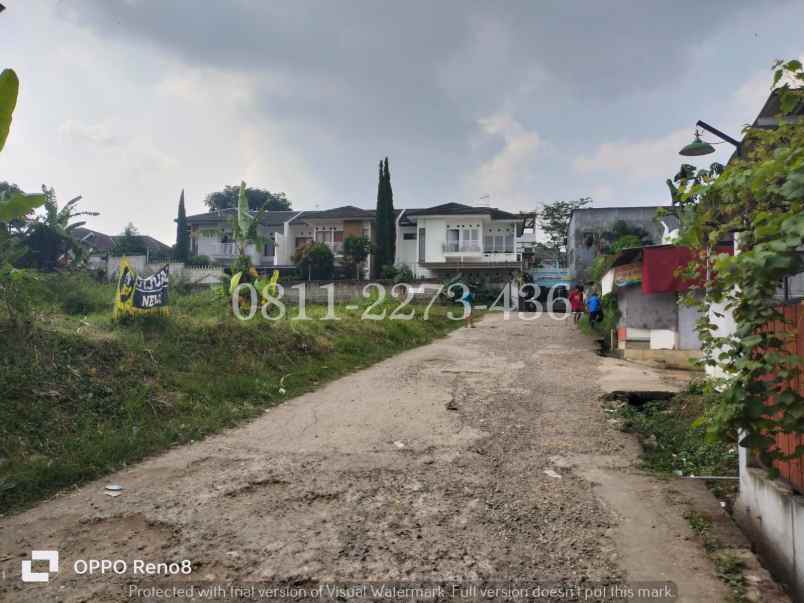dijual tanah di cihanjuang kotak 10x25 siap bangun