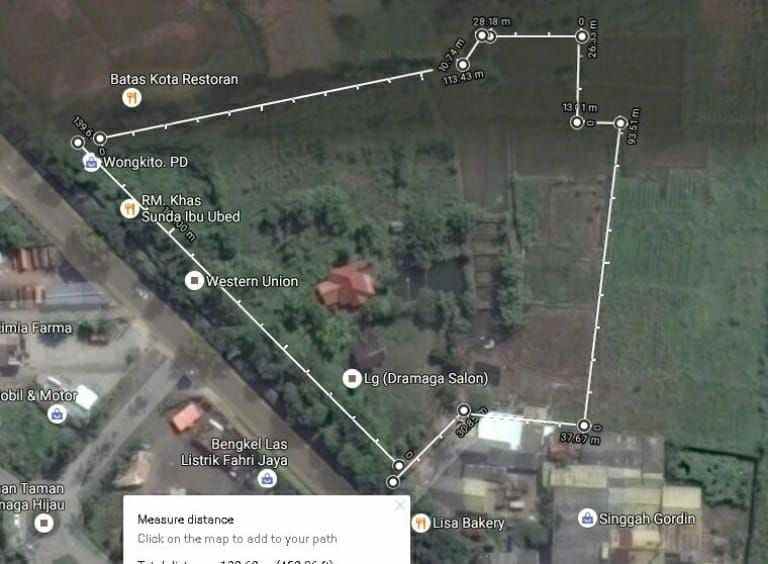 dijual tanah dramaga