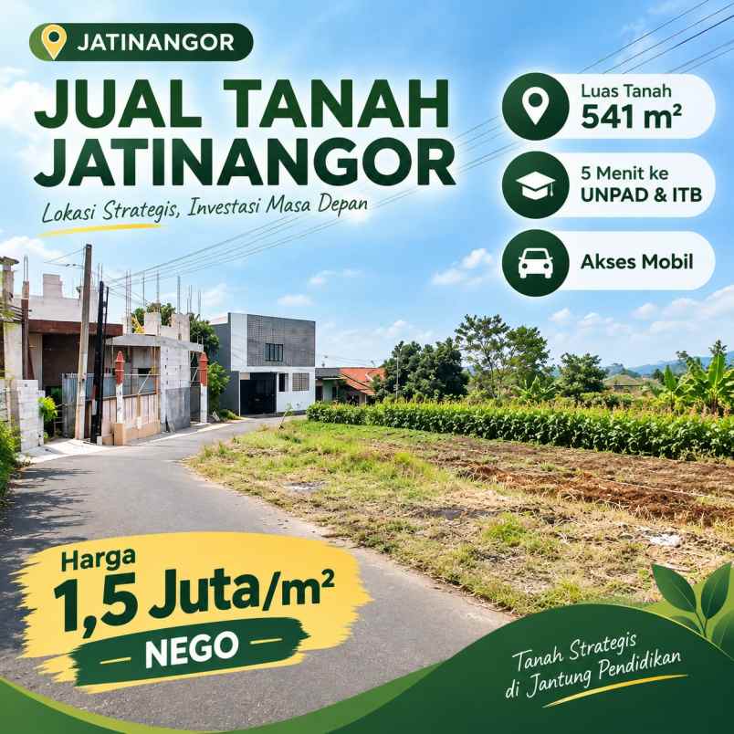dijual tanah hegarmanah