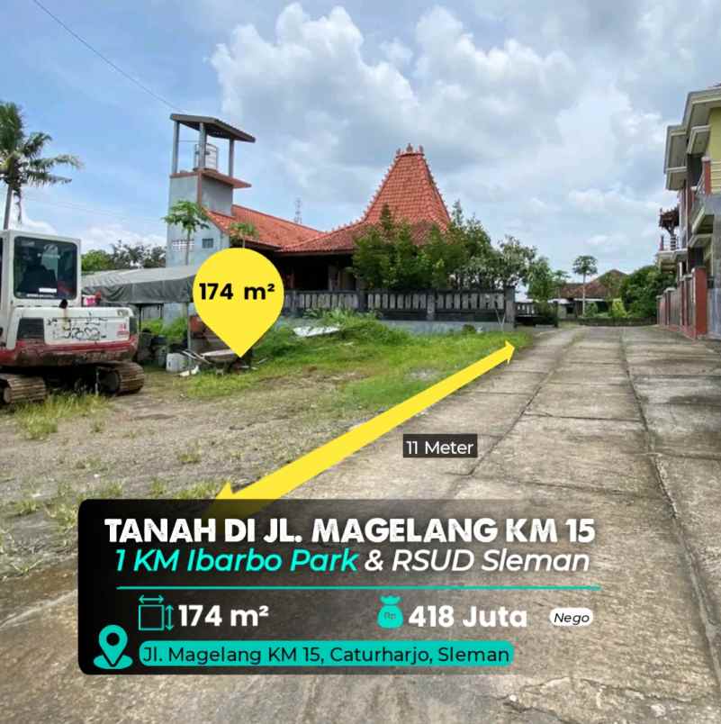 dijual tanah ibarbo park