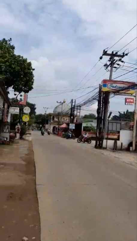 dijual tanah jalan raya mampir