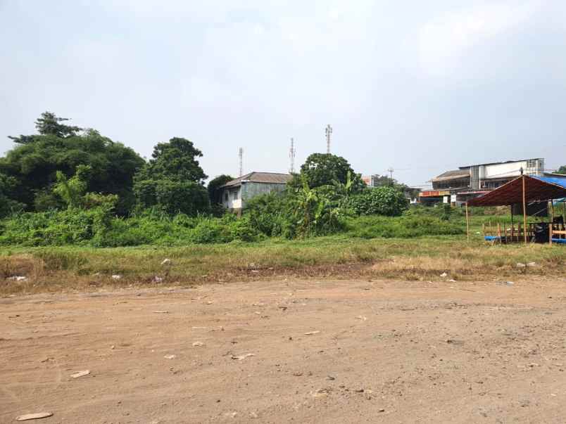 dijual tanah jalan raya serang