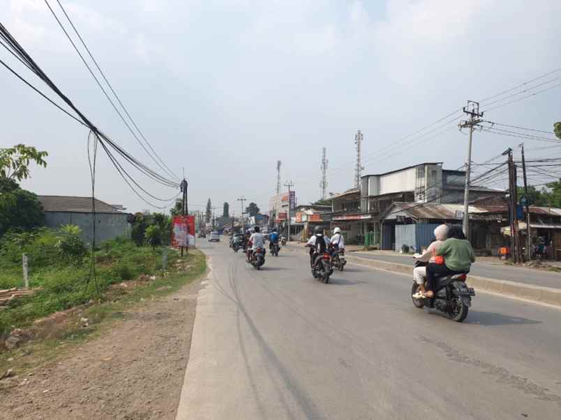 dijual tanah jalan raya serang