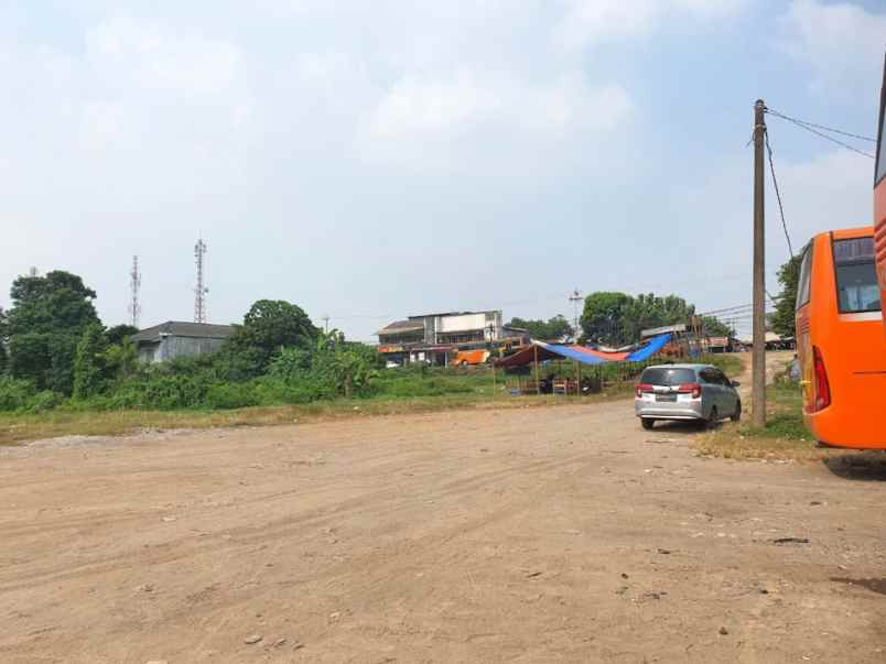 dijual tanah jalan raya serang