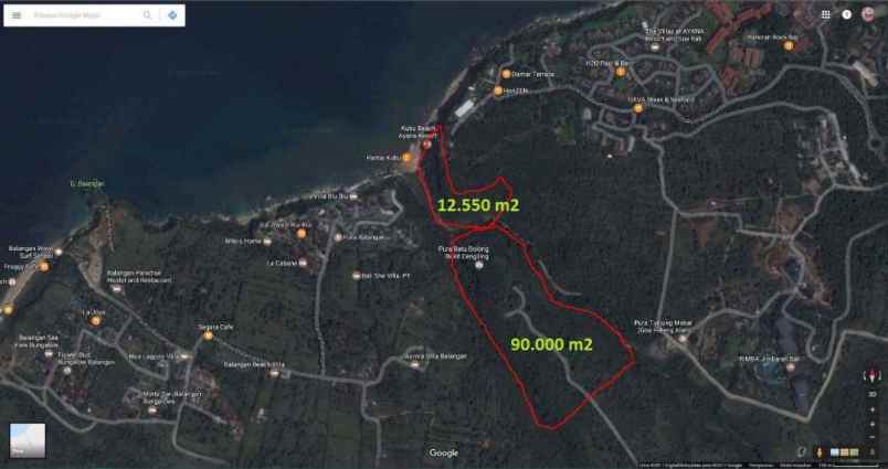 dijual tanah jimbaran kec kuta selatan