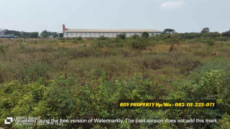 dijual tanah jl marunda makmur