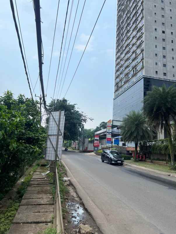 dijual tanah jl raya serpong