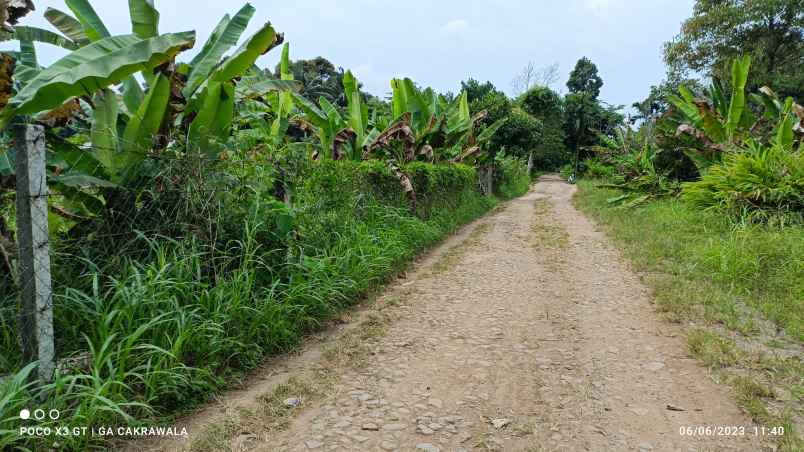 dijual tanah jl wan abdurrahman kedaung