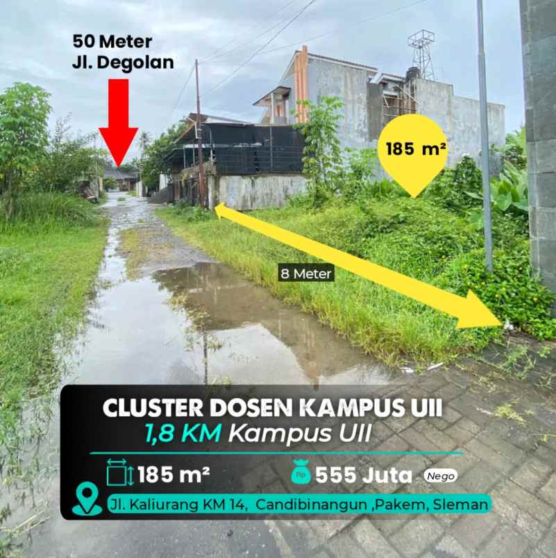 dijual tanah kampus uii
