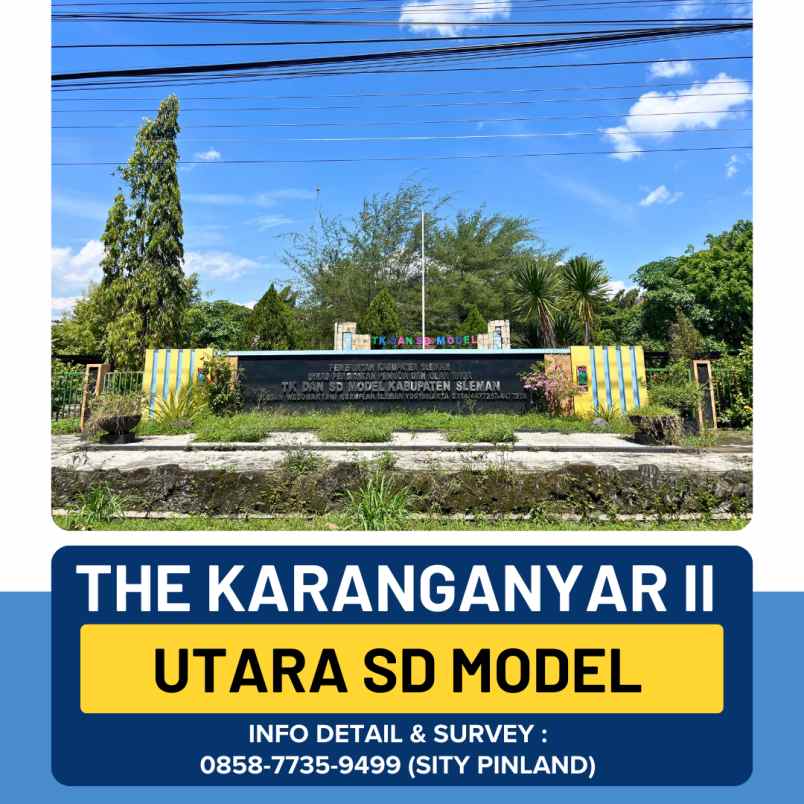 dijual tanah karanganyar wedomartani