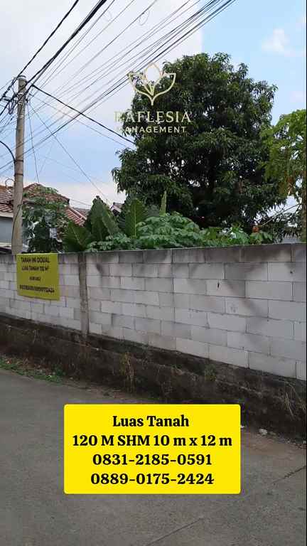dijual tanah kp babakan rt 03 rw 05