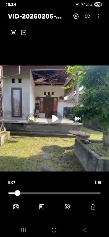 dijual tanah raya tangeb