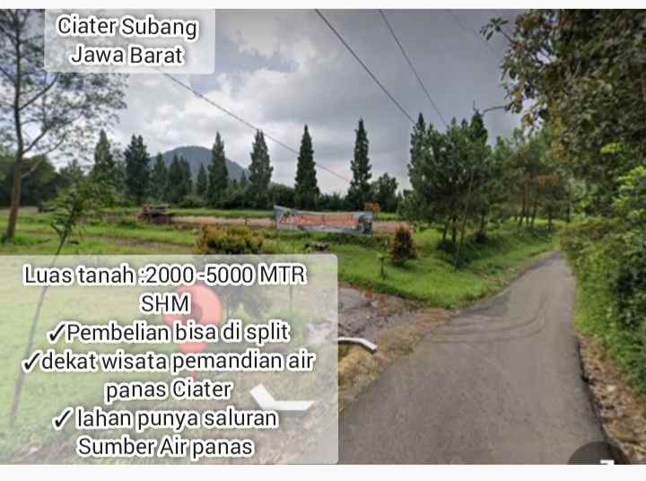 dijual tanah subang