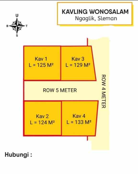 dijual tanah sukoharjo ngaglik sleman