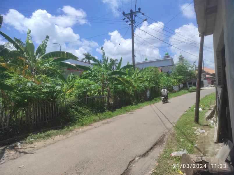 dijual tanah tegal bunder kec