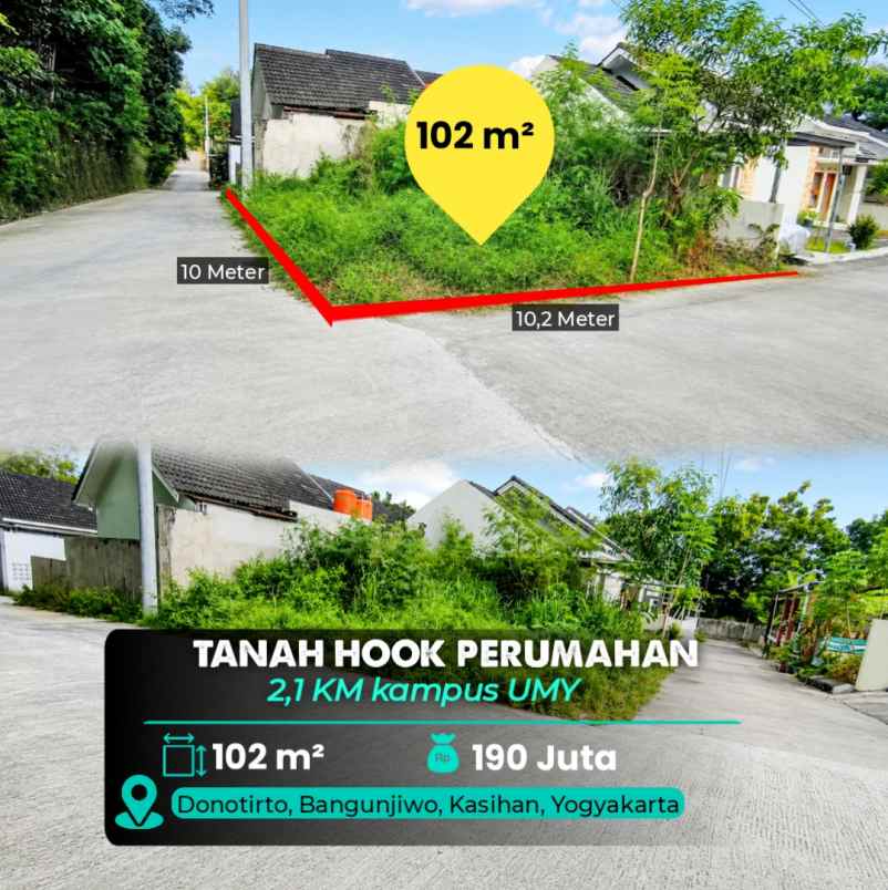 dijual tanah umy