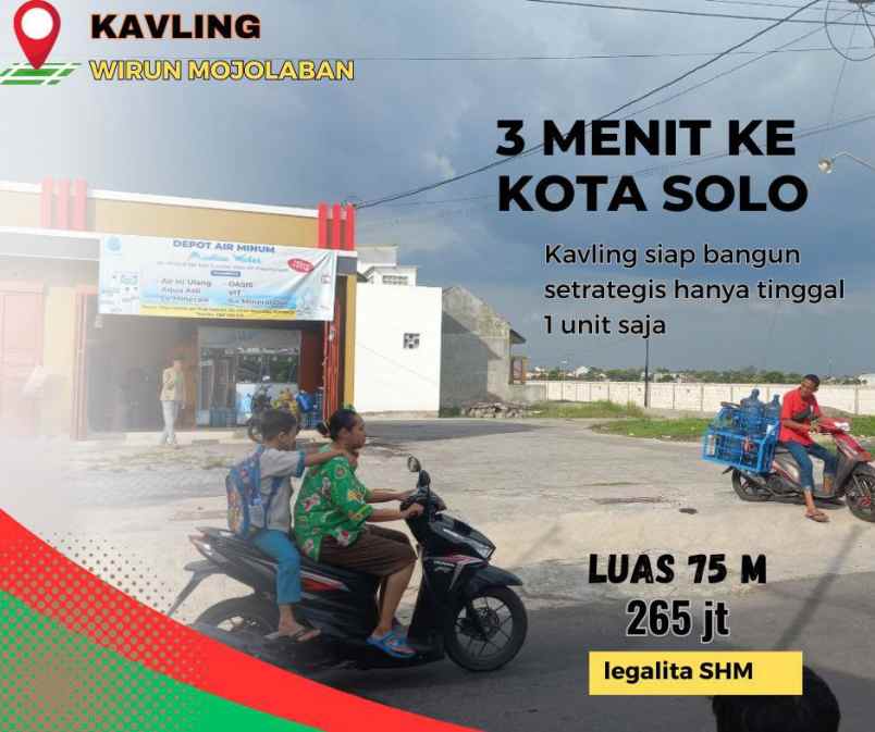 dijual tanah wirun mojolaban sukoharjo