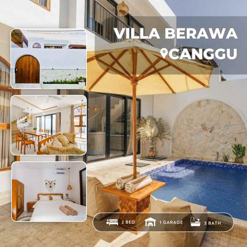 dijual villa tibubeneng canggu badung bali