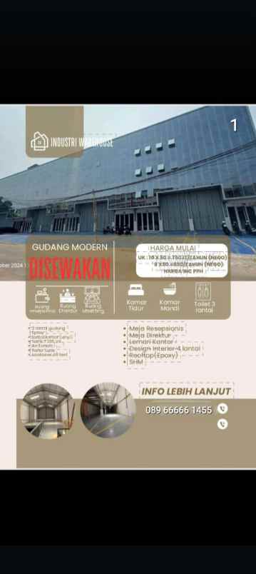 disewakan ruko gudang kantor jalan raya prepedan tegal