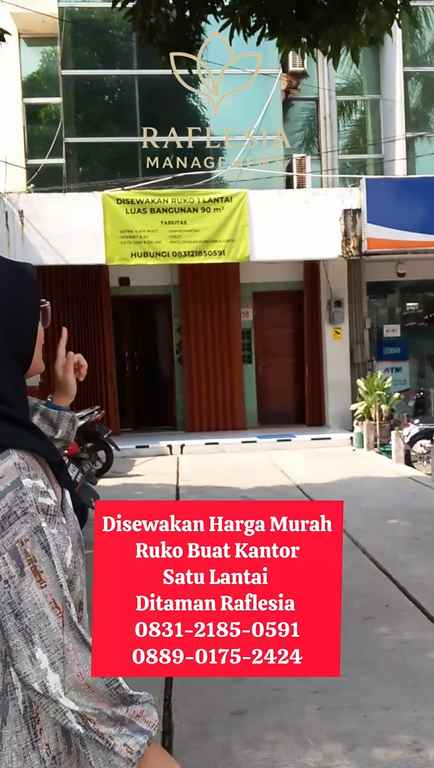 disewakan ruko gudang kantor ruko taman raflesia jl