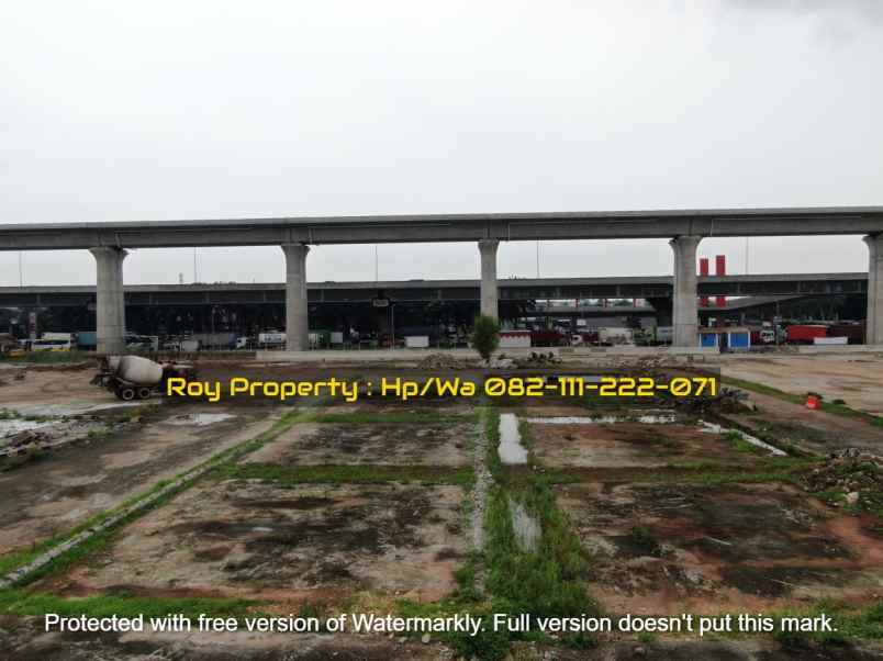 disewakan tanah jl tol jakarta cikampek