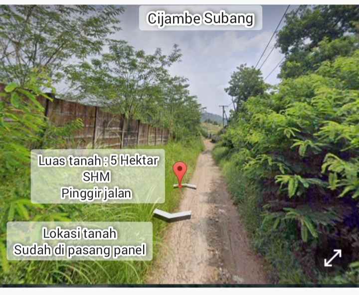 for sale tanah cijambe subang jawa barat