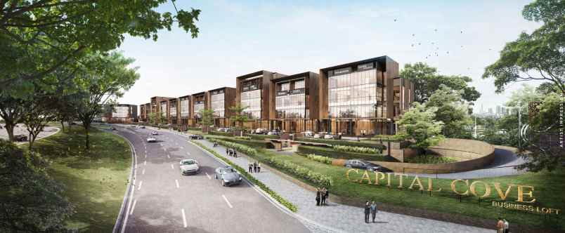 gedung 4 lantai capital cove bsd city