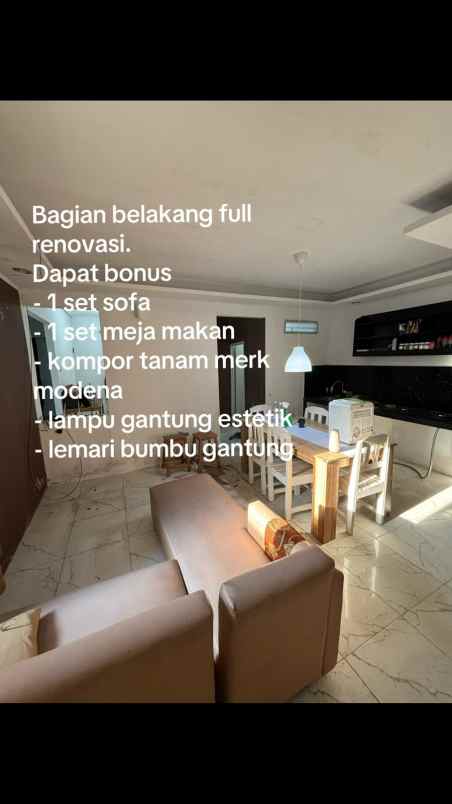 jual cepat rumah bu full furnished