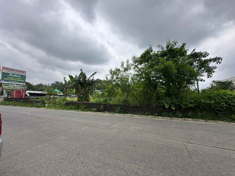 jual cepat tanah di pinggir jalan raya puspitek