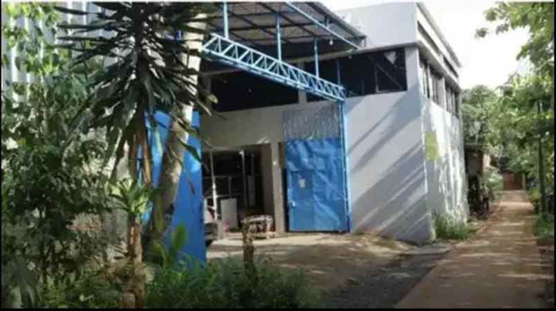 jual gudang strategis di raya setu serang bekasi