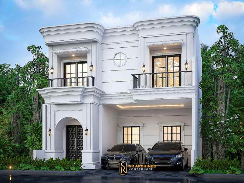 jual rumah classic modern 2 lantai di jagakarsa