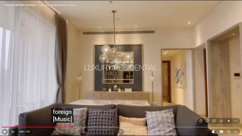 jual sewa apartemen pakubuwono spring private lift