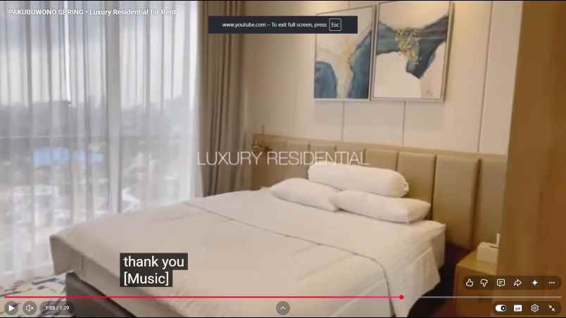 jual sewa apartemen pakubuwono spring private lift