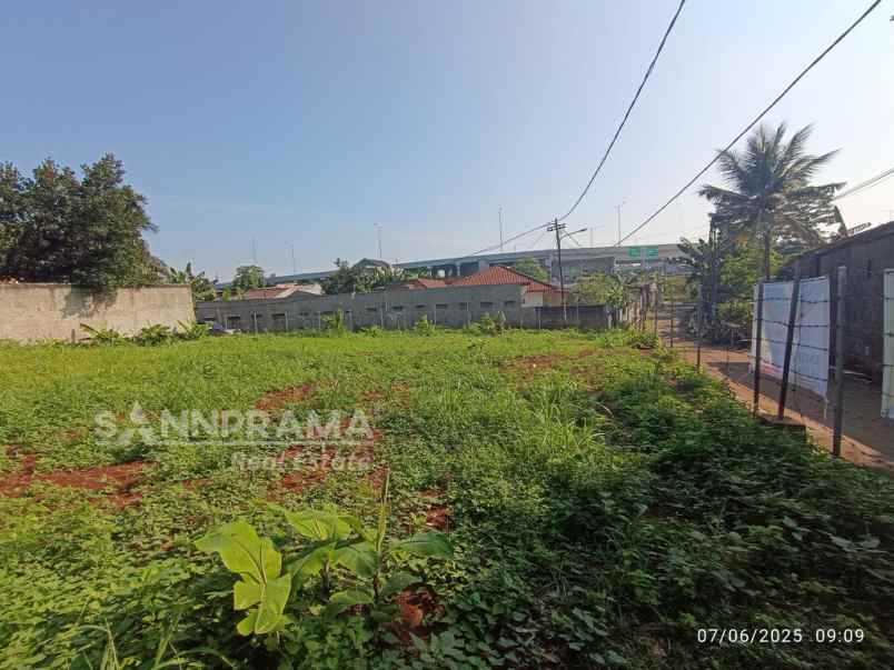 lahan 665 shm siap bangun dekat ke tol pamulang rn