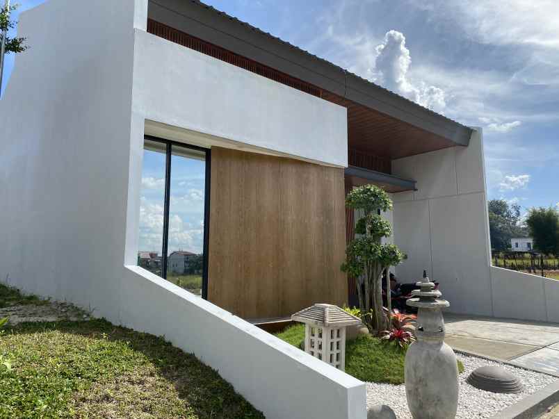 magnolia city cluster hunian japandi di pekanbaru