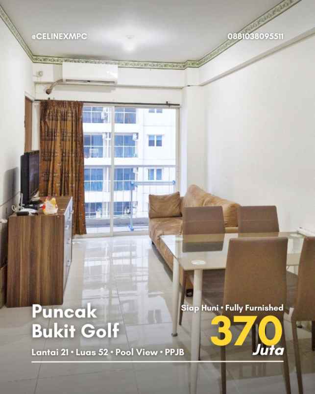 puncak bukit golf siap huni fully furnished