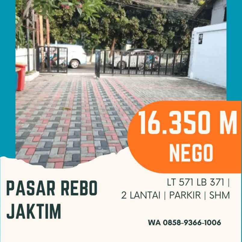 rukan 2 lantai jaktim pasar rebo tanpa furniture