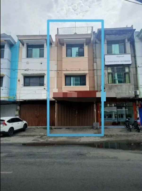 ruko 3 lantai nol jalan raya klampis jaya sukolilo