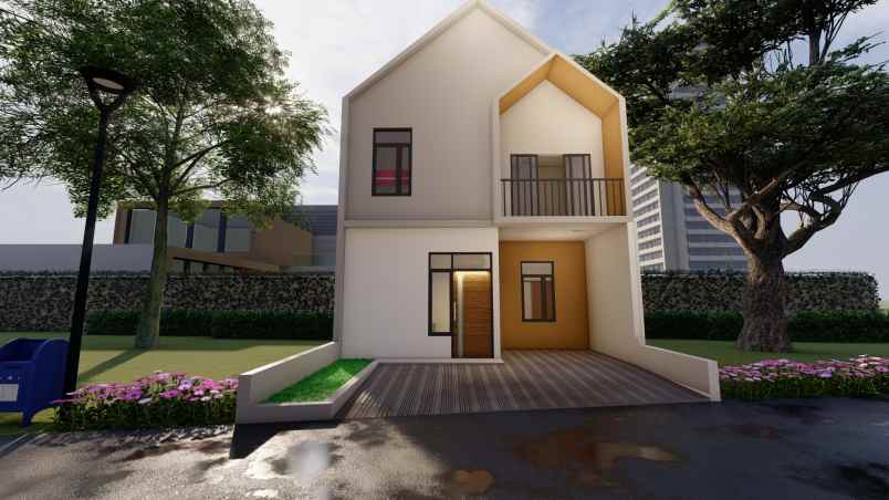 rumah 2 lantai 2 kamar sudah shm masuk mobil di bogor