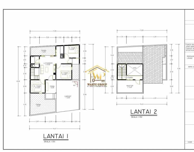 rumah 2 lantai di sumberarum moyudan sleman