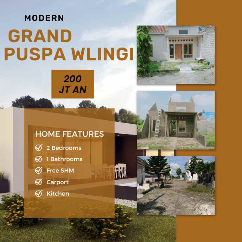 rumah 200jt an blitar kota